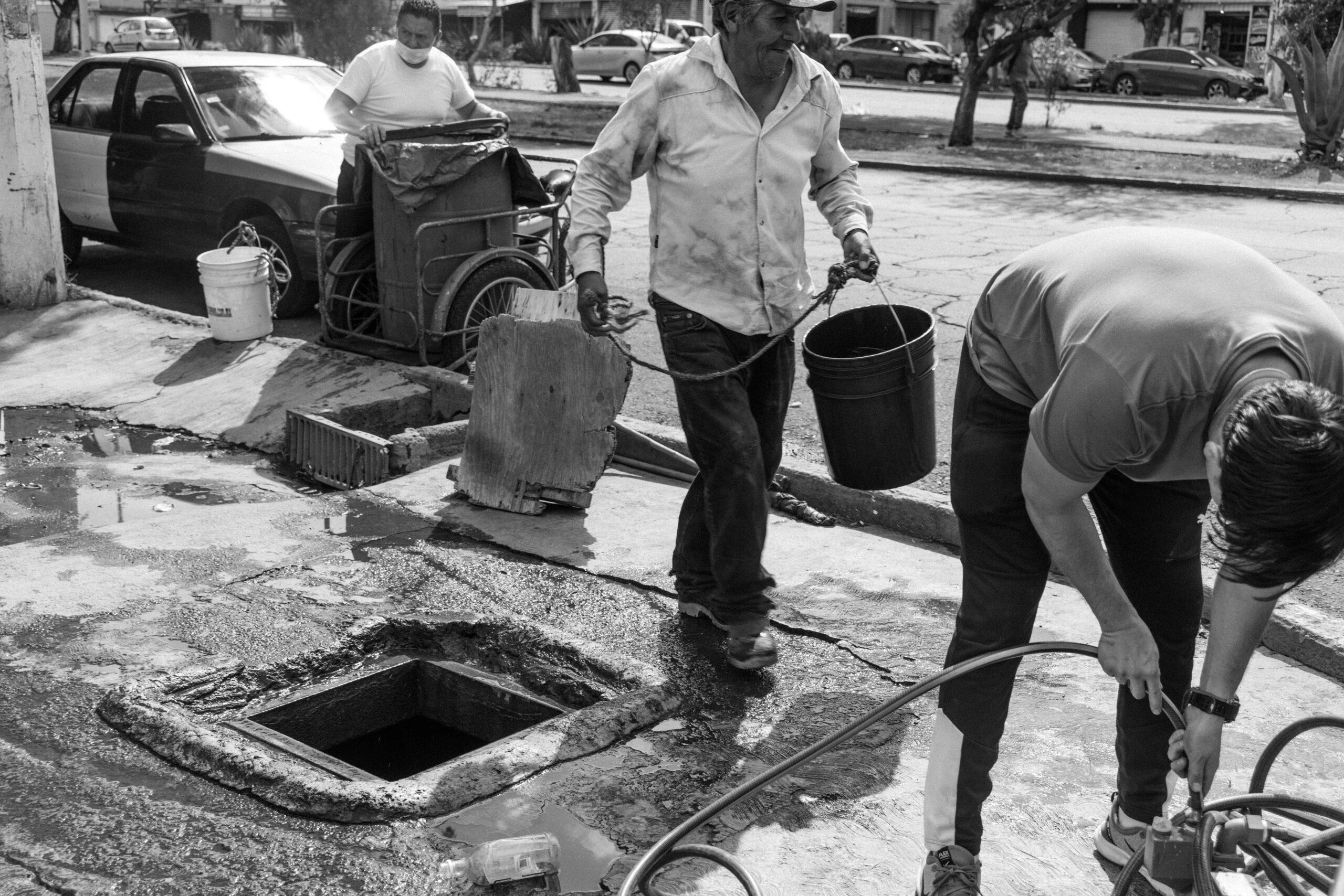 People come to collect water every day at this water point in downtown Ecatepec, Mexico, May 27, 2024.