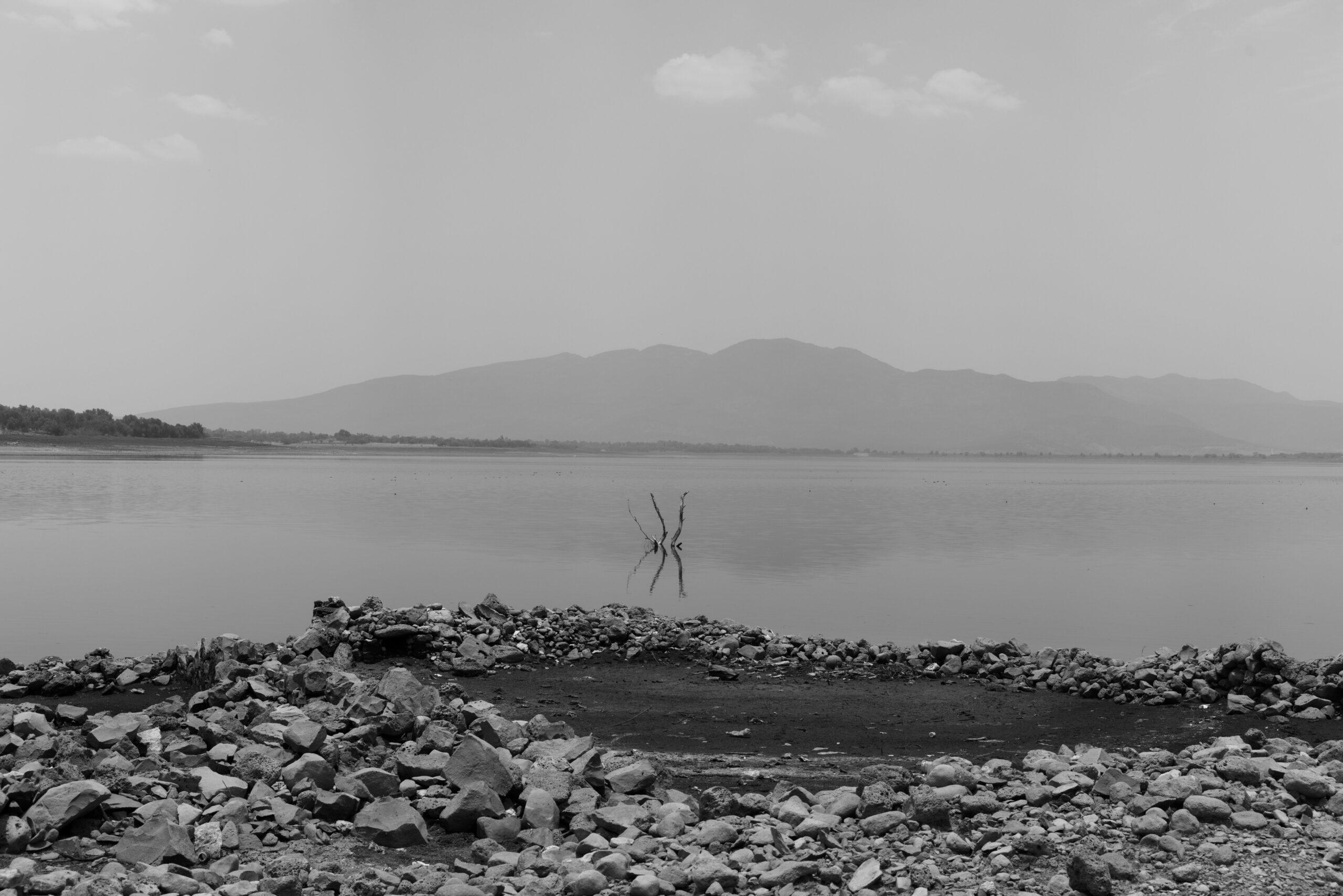A lake near the highly contaminated and dry Endhó pasture, May 12, 2024.