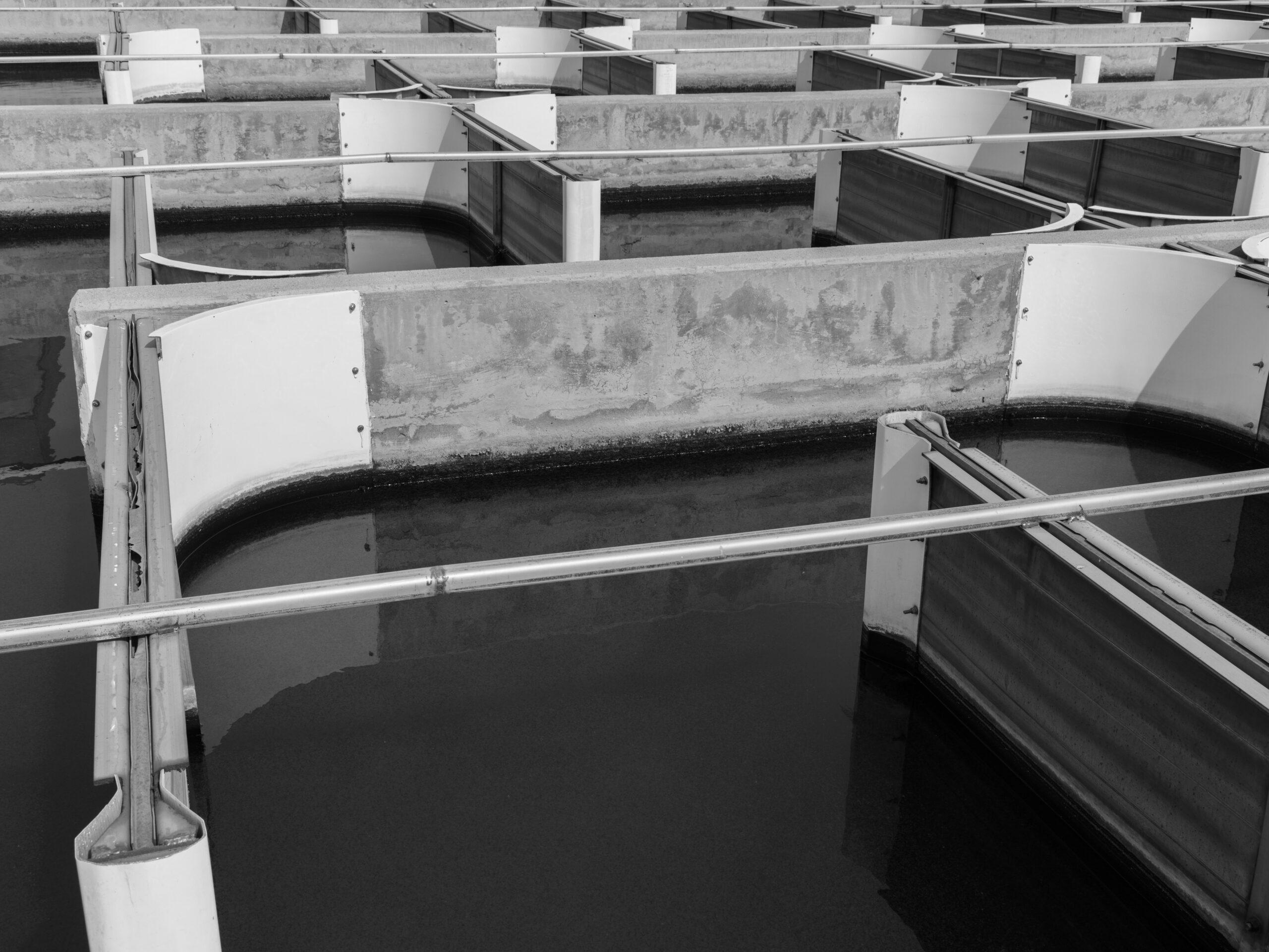 Los Berros purification basin at the end of the Cutzamala system, May 8, 2024.
